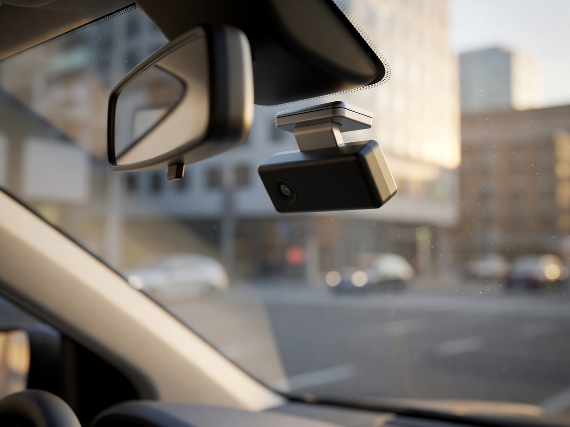 CompactCam Mini Dash Camera render